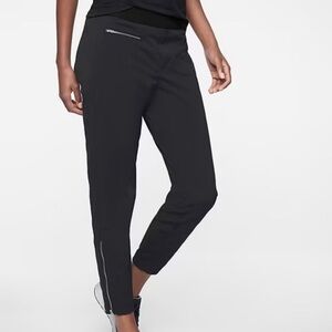 Athleta Slim Ankle Pants Black Size 2 Mod Trekkie Athleisure Activewear